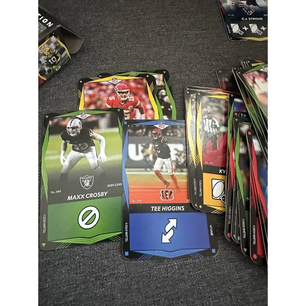 2024 UNO Elite NFL Core Edition Opened Lot C.J. Stroud Foil + Player Cards Box